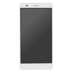 Huawei Honor 5X KIW-AL10 KIW-L21 KIW-L22 KIW L23 L24 TL00 TL00H CL00 UL00 - biały LCD z ramką + panel dotykowy, szkło dotykowe, panel dotykowy