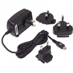 BlackBerry ASY-06338 cestovná nabíjačka s niekoľkými nástavcami - mini USB