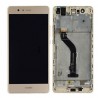 Huawei P9 Lite VNS-L21 L22 L23 L31 L53 - Zlatá dotyková vrstva + LCD displej s rámčekom