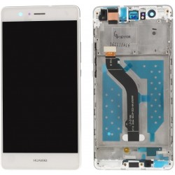 Huawei P9 Lite L23 L23 L23 L53 - Biała panel dotykowy + wyświetlacz LCD z ramką