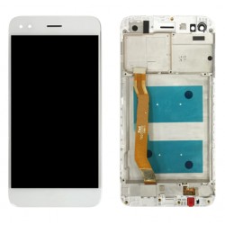 Huawei P9 Lite Mini SLA-L02 SLA-L22 SLA-L03 - Białe touchpad + wyświetlacz LCD z ramką