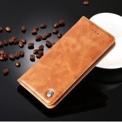 Huawei P9 - brown PU leather case