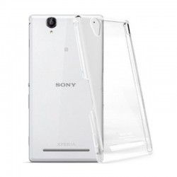 Sony Xperia Z2 - tylna pokrywa silikonowa - przezroczysta