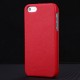 Apple iPhone 5 5S - Luxusné PU koža - červené púzdro