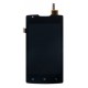 Lenovo A1000 - Black LCD + touch screen, touch glass, touchpad + flex