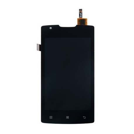 Lenovo A1000 - Černý LCD displej + dotyková vrstva, dotykové sklo, dotyková deska + flex