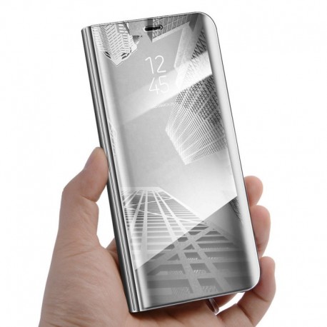 Xiaomi Mi A3 CC9E - etui z lustrem - srebrne