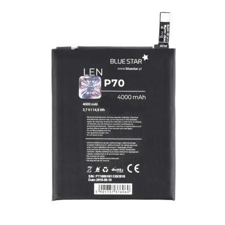 BlueStar Lenovo P70/P70t/A5000/Vibe P1m/P90 - 4000 mAh - Li-Ion baterie