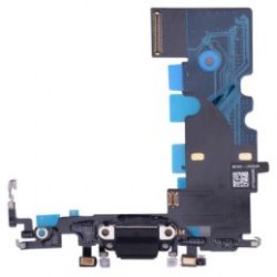 Apple iPhone 8 - Charging connector + flex cable - black