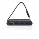 Nedis USB 3.1 Type-C Adapter, 3xUSB 3.0 Gigabit Ethernet, black