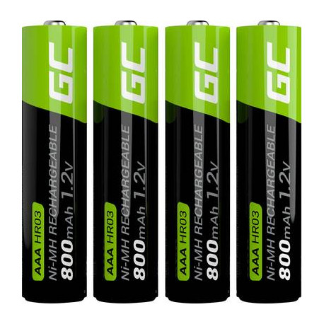 Baterie Green Cell AAA HR03 800mAh - 4 kusy