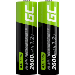 Battery Green Cell AA HR6 2600mAh - 2 pieces