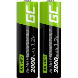 Battery Green Cell AA HR6 2000mAh - 2 pieces