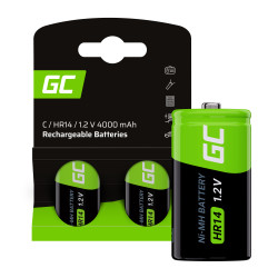 Battery Green Cell C / HR14 4000mAh - 2 pieces