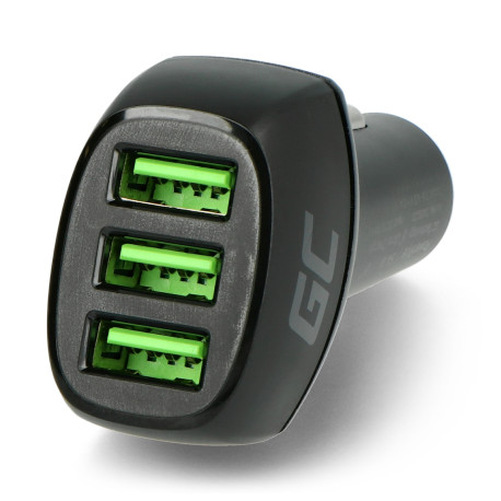 Ładowarka samochodowa Green Cell GC PowerRide 54W 3xUSB 18W z technologią Ultra Charge