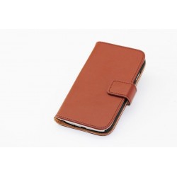 Samsung Galaxy S4 i9500 Case - Brown leather