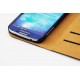 Samsung Galaxy S4 i9500 - Pouzdro Wallet - Černá kůže