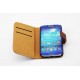Samsung Galaxy S4 i9500 - Pouzdro Wallet - Černá kůže